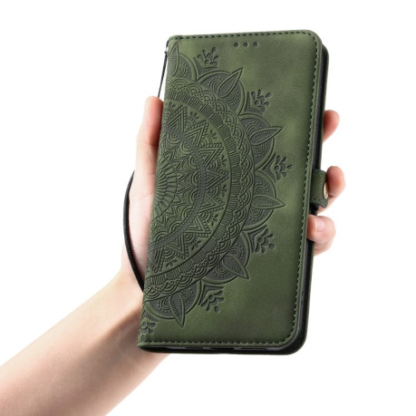 Чохол-книжка Totem Embossed Magnetic Leather для Xiaomi 14T Pro - зелений