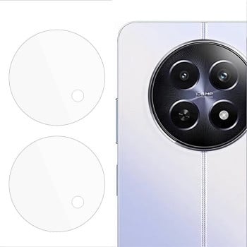 Комплект защитного стекла на камеру 2pcs ENKAY 9H Rear Camera Lens Tempered Glass для Realme 13 5G/12 5G/12X 5G - прозрачный