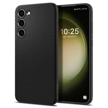 Оригинальный чехол Spigen Liquid Air для Samsung Galaxy S23 - MATTE BLACK