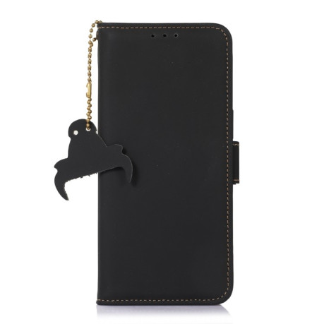 Чехол-книжка Bull RFID Genuine Leather для Xiaomi 13 Lite / Civi 2 - черный