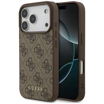 Оригінальний чохол Guess 4G Classic на iPhone 17 Pro - Brown
