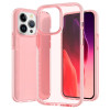 Противоударный чехол Two-color Shockproof для iPhone 15 Pro-розовый