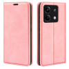 Чехол-книжка Retro Skin Feel Business Magnetic на Xiaomi Redmi Note 13 5G - розовый