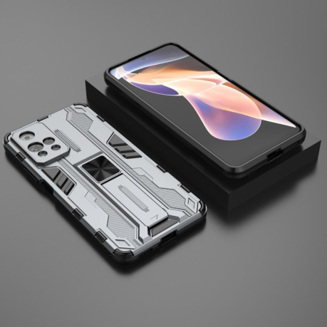 Противоударный чехол Supersonic для Xiaomi Redmi Note 12 Pro 4G/11 Pro Global(4G/5G)/11E Pro  - серый