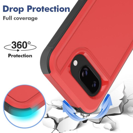 Противоударный чехол Armor 2 in 1 для Google Pixel 9a - красный