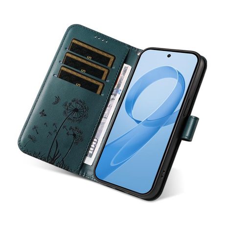 Чехол-книжка Dandelion Embossed Pattern Flip Leather для Xiaomi Redmi K90/Poco F8 Pro — синий