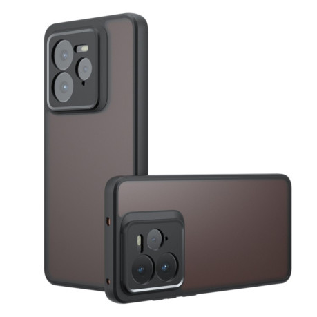 Противоударный чехол Armor Precise Hole PC Hybrid TPU для Realme GT 7 Pro - черный