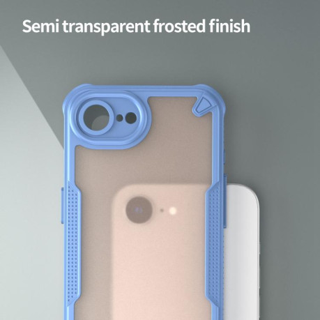 Протиударний чохол Armor Glaze PC Hybrid для iPhone 16e - синій