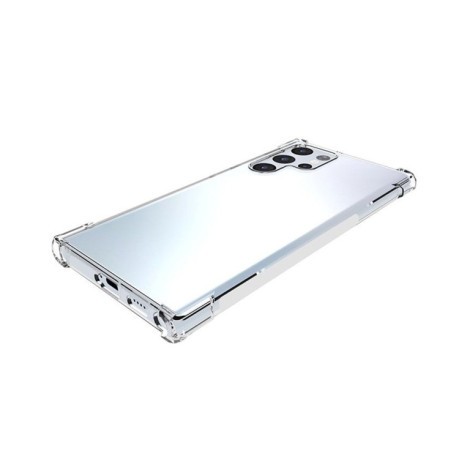 Противоударный чехол Thickening на Samsung Galaxy S22 Ultra 5G - прозрачный