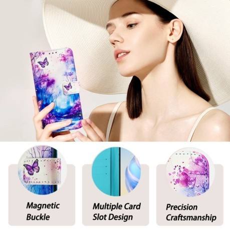 Чохол-книжка Colored Drawing Pattern для iPhone 16e - кольоровий
