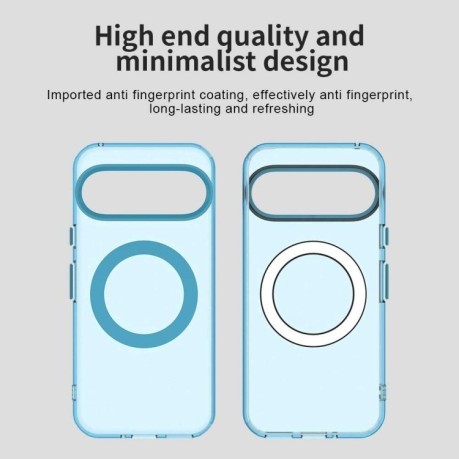 Протиударний чохол MagSafe Holder PC Hybrid для Google Pixel 9 - синій