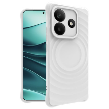 Ударозащитный чехол IMAK UC-6 Series Manbo Frosting Soft на Xiaomi Redmi Note 14 5G - белый