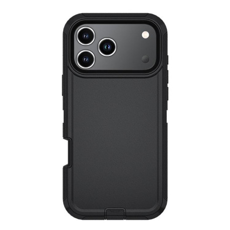 Противоударный чехол Kalebol Shockproof гибрид на iPhone 17 Pro Max - черный