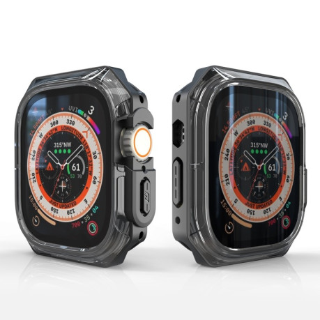 Противоударная накладка Double Color Armor для Apple Watch Ultra 49mm - черная