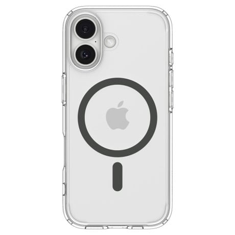 Оригинальный прозрачный чехол Spigen Ultra Hybrid с MagSafe на iPhone 17 - Clear Gray