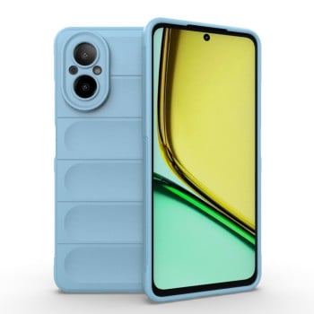 Силіконовий чохол Magic Flannel для Realme C67 4G Global - блакитний