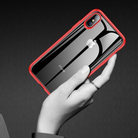 Ультратонкий чехол TOTUDESIGN Mirror на iPhone XR -красный