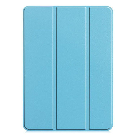 Чехол-книжка Custer Texture Smart на iPad Air 4 10.9 2020/Pro 11 2021/2020/2018 - небесно голубой