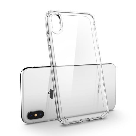 Оригинальный чехол Spigen Ultra Hybrid для IPhone Xs Max Crystal Clear