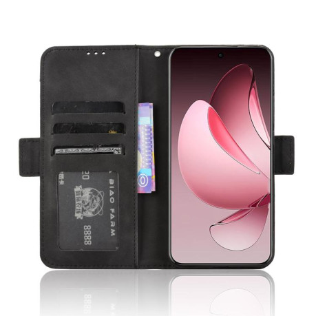Чехол-книжка Skin Feel Calf на OPPO Reno13 Pro 5G Global - черный