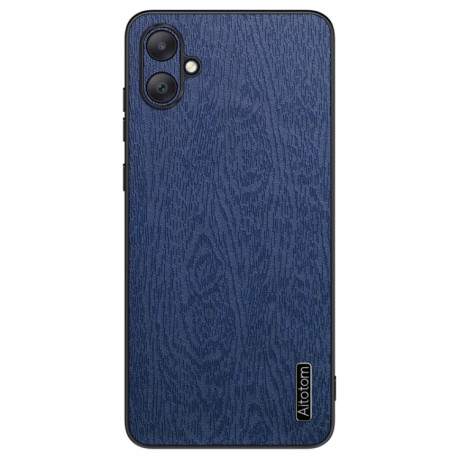 Чехол Tree Bark Leather Shockproof для Samsung Galaxy A06 4G - синий