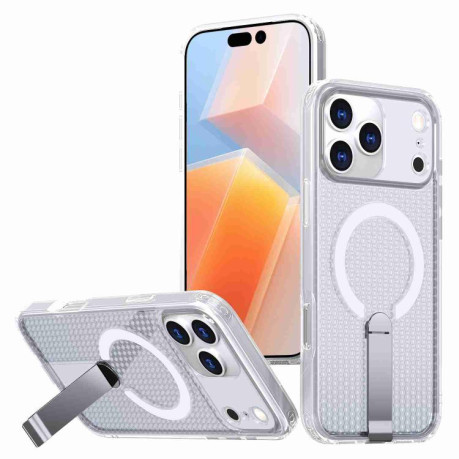Чохол kalebol Honeycomb Cooling з MagSafe та підставкою на iPhone 17 Pro - прозорий