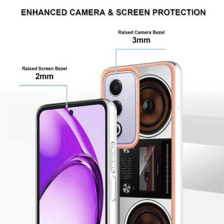 Протиударний чохол Electroplating IMD для OPPO A80 5G/A3 Pro Global - Radio