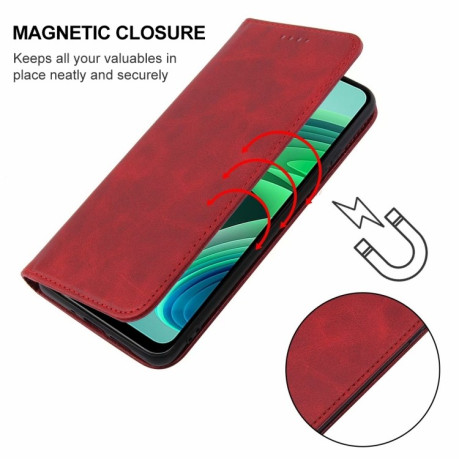 Чохол-книжка Magnetic Closure для Xiaomi Redmi Note 11E/Redme 10 5G - червоний
