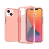 Противоударный чехол Grid Pattern Two-color для iPhone 14 Pro - розовый