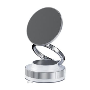 Складаний вакуумний магнітний тримач для телефону з присоскою CTT28 - білий