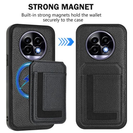 Чохол CX01 Detachable Magsafe Magnetic Card Bag для Realme 13 Pro/13 Pro+ - чорний