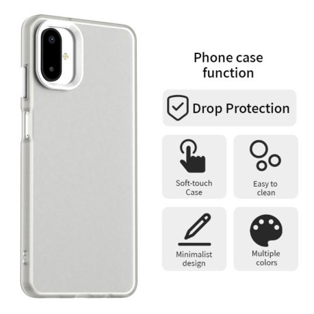 Противоударный чехол Candy Series для Samsung Galaxy F06 5G / M06 5G - белый
