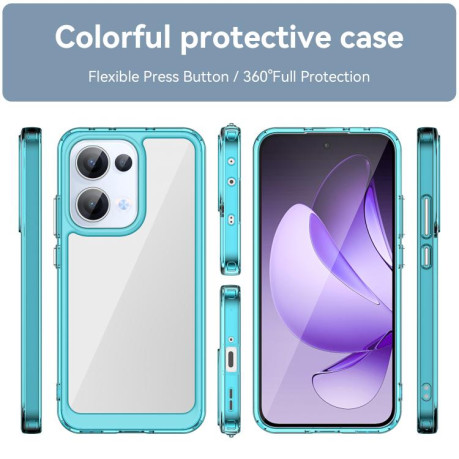 Протиударний чохол Colorful Acrylic Series для OPPO Reno13 Global - синій