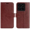 Чехол-книжка R64 Texture Single для Xiaomi 14 Pro - коричневый