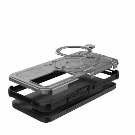 Противоударный чехол J-20 Solid Color MagSafe Magnetic на Xiaomi Redmi 15 5G Global / 15 4G SEA - серый