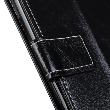 Чохол-книжка Magnetic Retro Crazy Horse Texture на Motorola Edge 60 Fusion/60 - чорний
