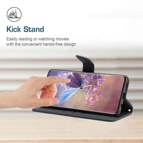 Чохол-книжка Embossed Butterfly Samsung Galaxy M16 5G - чорний