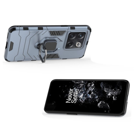Противоударный чехол HMC Magnetic Ring Holder для OnePlus 10T 5G / Ace Pro 5G - синий