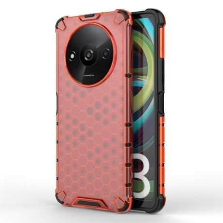 Чохол протиударний Honeycomb на Xiaomi Redmi A3 - червоний