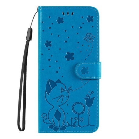 Чохол-книжка Cat and Dog для Xiaomi Redmi Note 14 5G - синій