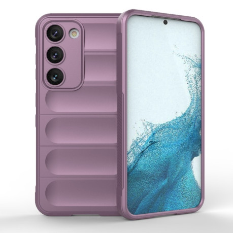 Силиконовый чехол Magic Flannel для Samsung Galaxy S23 5G - фиолетовый
