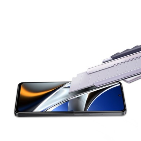 Захисне скло mocolo 0.33mm 9H 3D 3D Full Glue для Xiaomi Poco X4 Pro 5G - чорне