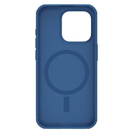 Протиударний чохол NILLKIN Frosted Shield Pro Magnetic Magsafe для iPhone 15 Pro - синій
