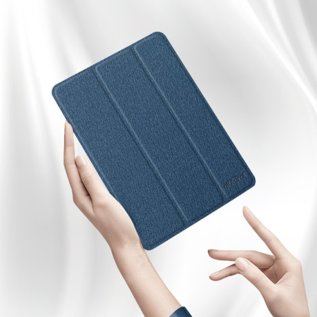 Противоударный чехол-книжка Mutural YASHI Series на iPad Pro 12.9 (2021) - черный