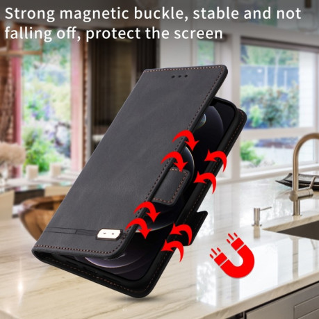 Чохол-книга Magnetic Clasp Flip для Samsung Galaxy A53 5G - чорний