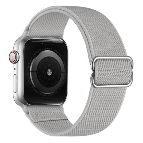 Ремінець Polyester Nylon для Apple Watch 10 46mm/Ultra 49mm / Series 8/7 45mm / 44mm / 42mm/45mm/44mm/42mm - сірий