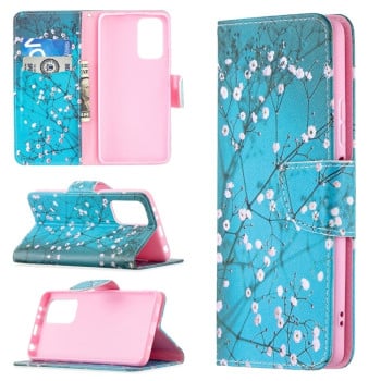 Чехол-книжка Colored Drawing Series на Xiaomi Redmi Note 10 Pro / Note 10 Pro Max - Plum Blossom