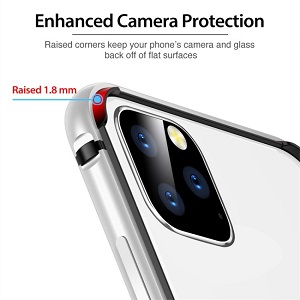 Бампер ESR Edge Guard Aluminum Alloy для Айфон 11 Pro Max- серебристый