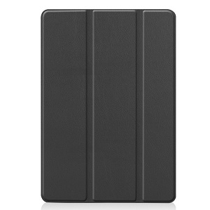 Чехол Custer Texture Three-folding Sleep/Wake-up на iPad 7 10.2 (2019) Черный