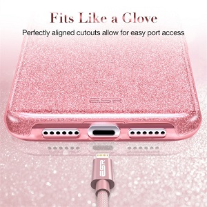 Чехол ESR Makeup Series на Айфон 11-розовое золото